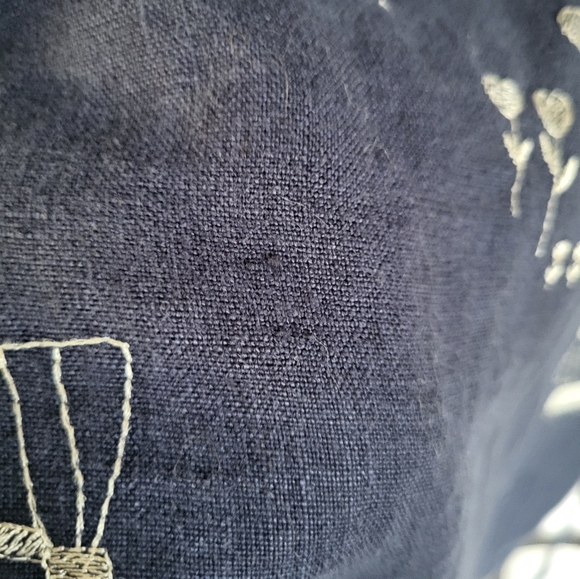 Vintage Linen Embroidered Dress - Picture 7 of 7